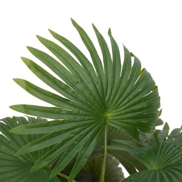 Pianta di Palma Artificiale 9 Foglie 65 cm Verde