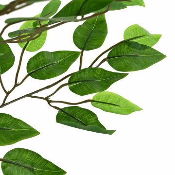 Pianta di Ficus Artificiale 1260 Foglie 200 cm Verde