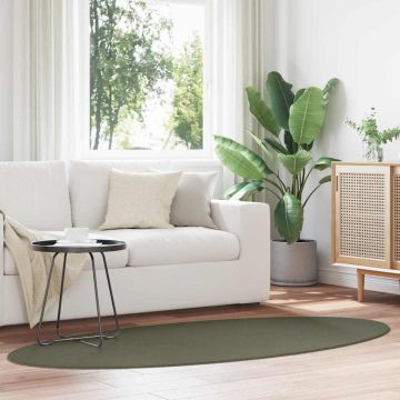 Tappeto HUARTE Verde Foresta 120 x 170 cm 100% Poliestere