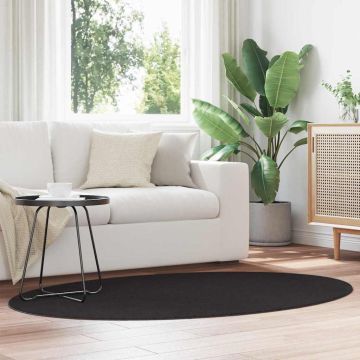 Tappeto HUARTE Nero 120 x 170 cm 100% Poliestere