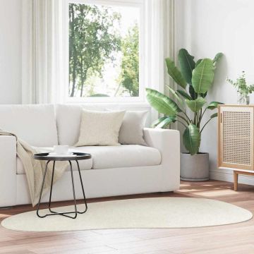 Tappeto HUARTE Crema 140 x 200 cm Poliestere