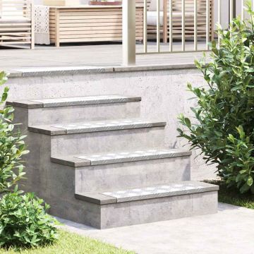 Gradini per Scale 10 pz 60 x 18 x 2,5 cm Argento Alluminio