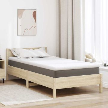 Topper per materasso Bianco 120 x 200 cm Tessuto Jacquard