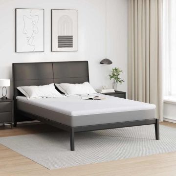 Topper per materasso Bianco 140 x 190 cm Tessuto Jacquard