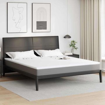 Topper in schiuma memory 200 x 200 cm Thick Morbido Bianco