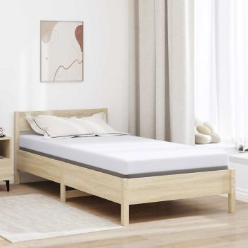 Topper in schiuma memory 100 x 200 cm Thick Morbido Bianco