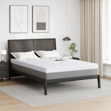 Topper in schiuma memory 140 x 190 cm Thick Morbido Bianco
