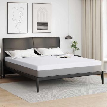 Topper in schiuma memory 200 x 200 cm Thick Morbido Bianco