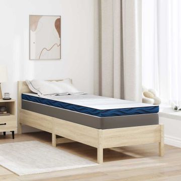 Topper per materasso 80 x 200 cm Spessore Tessuto Jacquard