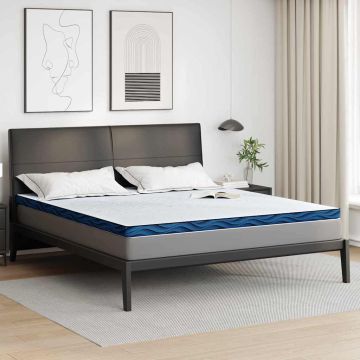 Topper per materasso 180 x 200 cm Spessore Tessuto Jacquard
