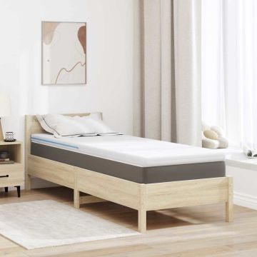 Topper per materasso 80 x 200 cm Spessore Tessuto Jacquard