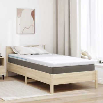 Topper per materasso 90 x 190 cm Spessore Tessuto Jacquard