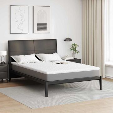 Topper al cocco Bianco 140 x 200 cm Tessuto Jacquard