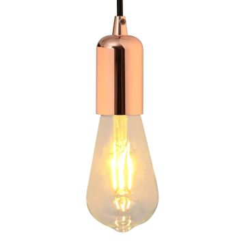 Portalampada 2 pz Oro Rosa E27