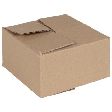 Scatola Pieghevole 50 pz Naturale 15 x 15 x 8 cm Cartone