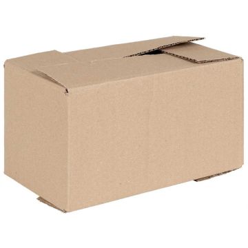 Scatola Pieghevole 50 pz Naturale 24 x 13 x 13 cm Cartone