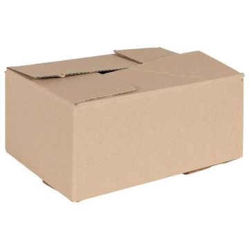 Scatola Pieghevole 50 pz Naturale 30 x 21,5 x 14 cm Cartone