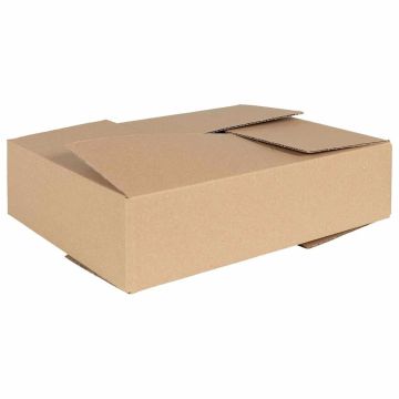 Scatola Pieghevole 50 pz Naturale 40 x 30 x 10 cm Cartone