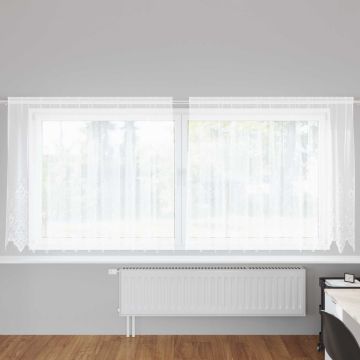 Tenda in Pizzo Bianco 180 x 300 cm Poliestere