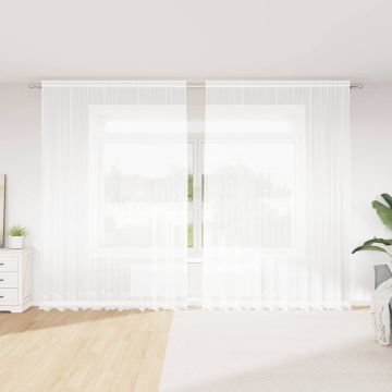 Tenda in Pizzo Bianco 280 x 300 cm Poliestere