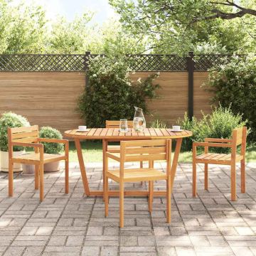 Tavolo da pranzo ovale da giardino 150x90x75 cm