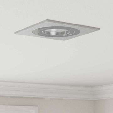 Spotlight 12 pz Argento 9 x 9 x 2 cm Alluminio