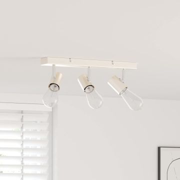 Faretto da soffitto Nichel 38 x 6,5 x 11,5 cm Metallo