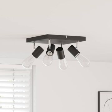 Faretto da soffitto Nero 26 x 26 x 11,5 cm Metallo
