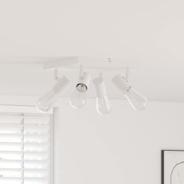Faretto da soffitto Bianco 26 x 26 x 11,5 cm Metallo