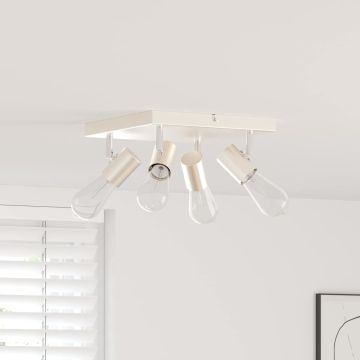 Faretto da soffitto Nichel 26 x 26 x 11,5 cm Metallo
