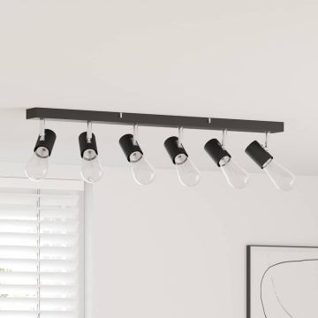 Faretto da soffitto Nero 73 x 6,5 x 11,5 cm Metallo