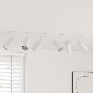 Faretto da soffitto Bianco 73 x 6 x 16 cm Metallo