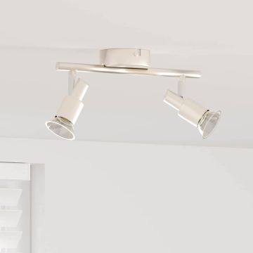 Faretto da soffitto Nichel 25,5 x 8 x 11 cm Acciaio