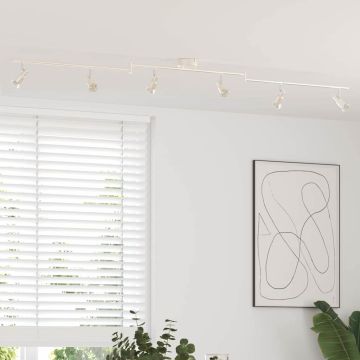 Faretto da soffitto Nichel 176,5 x 9,5 x 14 cm Acciaio