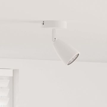 Faretto da soffitto Bianco 8 x 8 x 14 cm Metallo