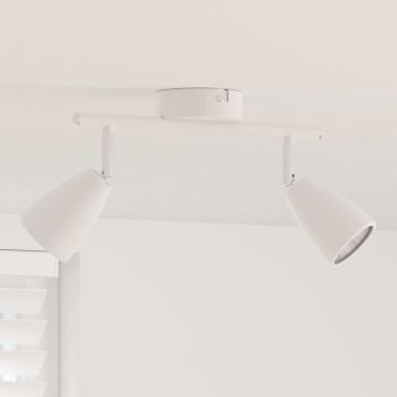 Faretto da soffitto Bianco 25.5 x 8 x 16 cm Metallo