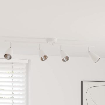 Faretto da soffitto Bianco 70 x 12,5 x 10,5 cm Metallo