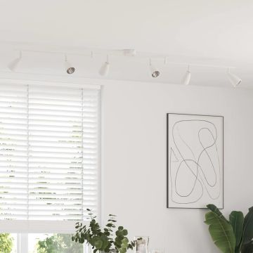Faretto da soffitto Bianco 176,5 x 12,5 x 13,5 cm Metallo