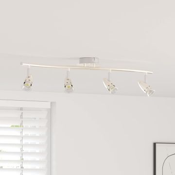 Faretto da soffitto Nichel 61 x 10 x 12,5 cm Metallo