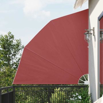 Tenda Laterale per Balcone Pieghevole Terracotta 210x210 cm
