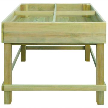 Fioriera Alta 80x80x80 cm in Legno Impregnato