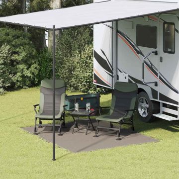 Tappeto da Tenda Grigio chiaro 200 x 250 cm Polietilene
