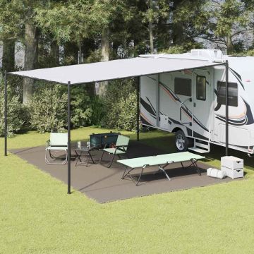 Tappeto da Tenda Grigio chiaro 600 x 250 cm Polietilene