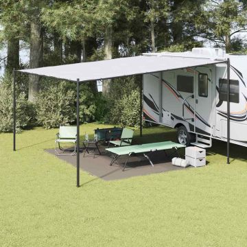 Tappeto da Tenda Grigio chiaro 400 × 300 cm Polietilene