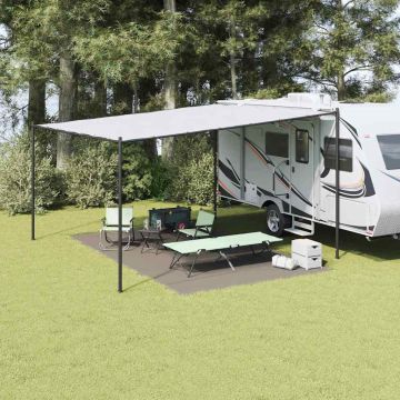 Tappeto da Tenda Grigio chiaro 500 × 300 cm Polietilene