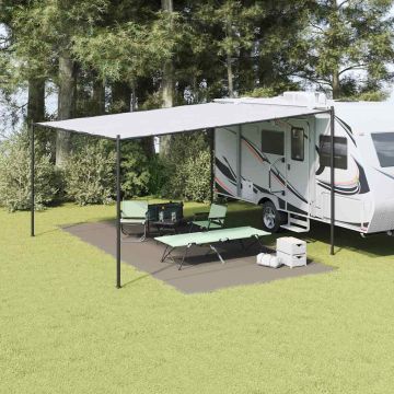 Tappeto da Tenda Grigio chiaro 600 × 300 cm Polietilene