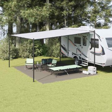 Tappeto da Tenda Grigio chiaro 500 x 400 cm Polietilene