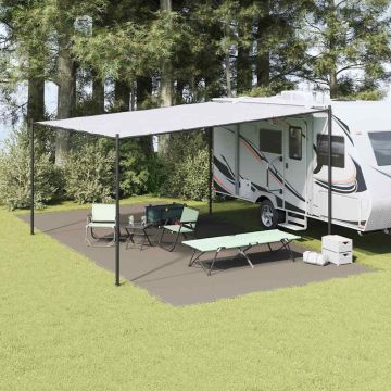 Tappeto da Tenda Grigio chiaro 800 x 400 cm Polietilene