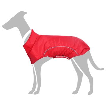 Impermeabile per Cani con Strisce Riflettenti Poliestere 4XL
