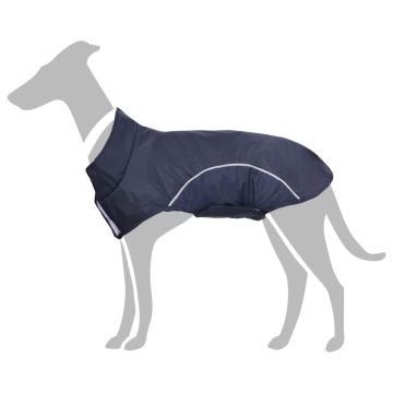 Impermeabile per Cani con Strisce Riflettenti Poliestere XS